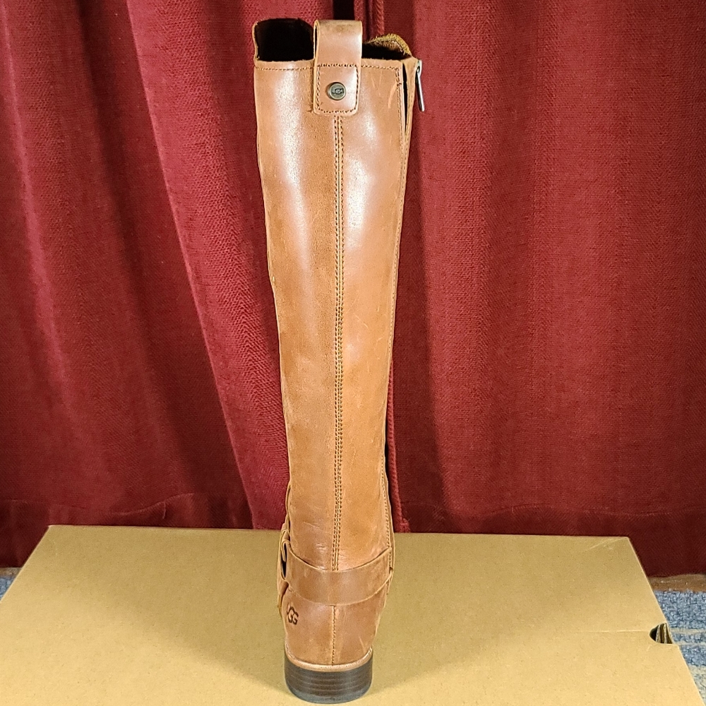 UGG Katelyn Leather Riding Boots – Brown, NWT (MSRP: $200) - Picture 2 of 5